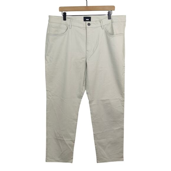Away The Staple Pant Mens 40 Light Khaki Tan Golf Stretch Travel‎ Athleisure - Picture 1 of 9